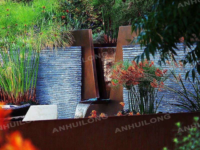 Corten Outdoor Water Fountain For Outdoor Furniture France